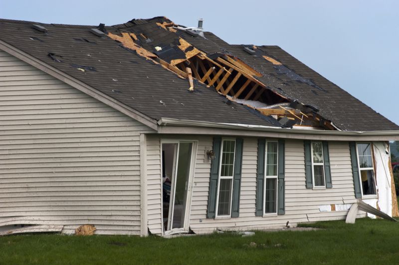 Damaged Roof Replacement detail