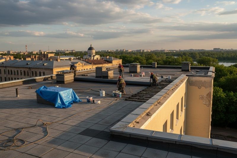 Steel Roof Replacement detail
