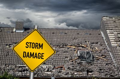 Storm Damage Roof Repair detail