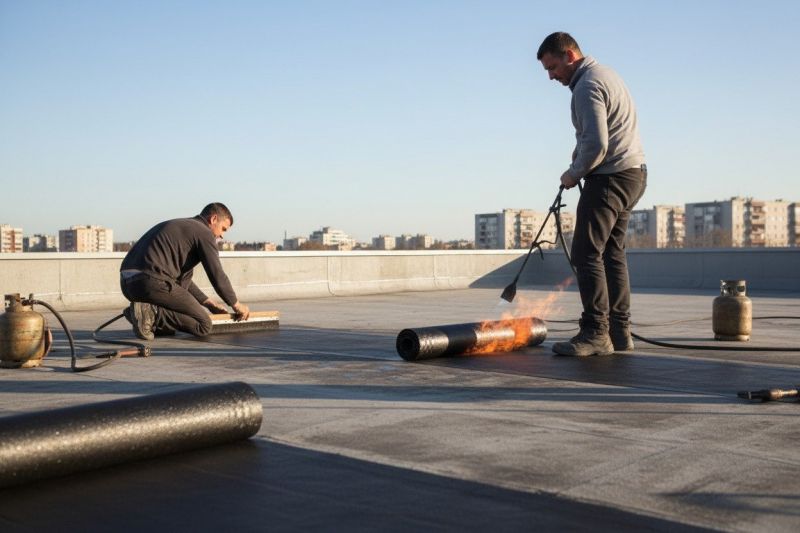 Tar Roof Replacement detail